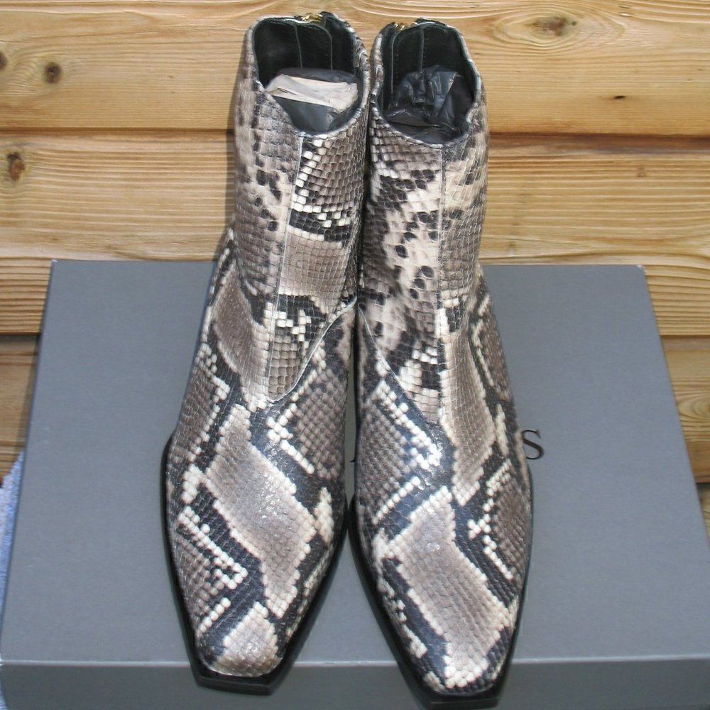 All Saints Lenora womens Leather Boots Booties 9 9.5 - Picture 5 of 11